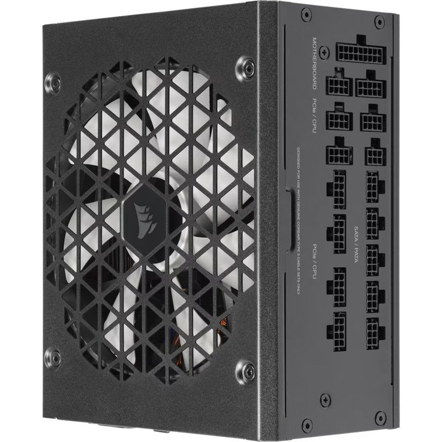 Corsair RM1200x SHIFT 80 PLUS Gold Fully Modular ATX Power Supply (AU), 16x SATA, 2x EPS, 8x PATA, 8x PCIe, 140mm Fan Size, ATX12V 3.1(LS)