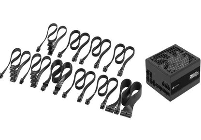 Corsair RMx Series RM850x Fully Modular Power Supply (AU): 850W, 80+ Gold, 3x PCIe, 8x SATA, 2x EPS, Zero RPM, ATX 3.1