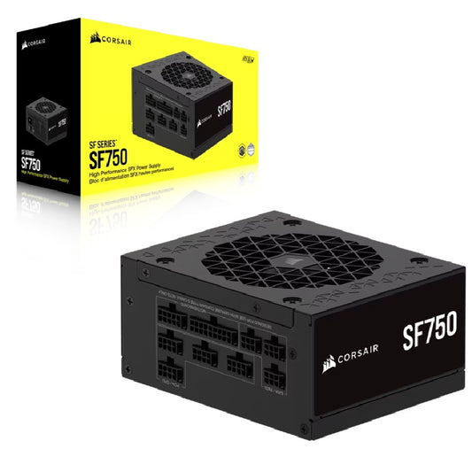 Corsair SF Series SF750 Fully Modular 80 PLUS Platinum SFX Power Supply (AU) â€“ 750W, 92mm FDB, 8Ã—SATA, 2Ã—EPS, 2Ã—PCIe, Type 5, 100K hrs, ATX 3.1