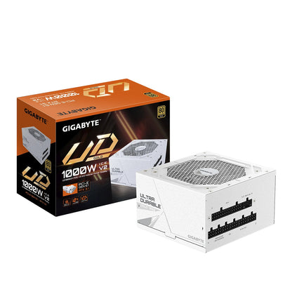 Gigabyte UD1000GM PG5 ICE 1000W ATX PSU Power Supply  80+ Gold >90% 120mm Fan Bl