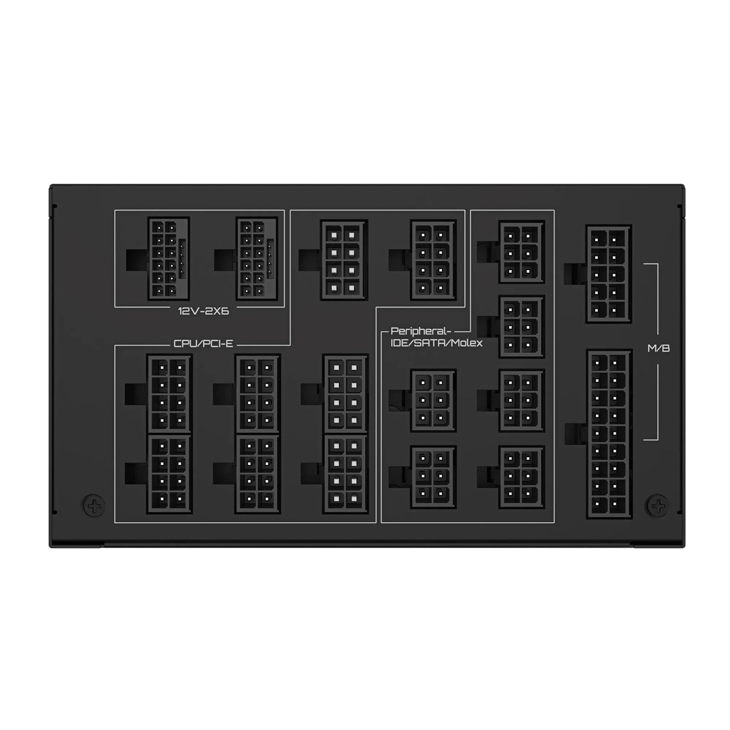 Gigabyte GP-UD1600PM PG5 AI TOP Power Supply, 1600W,  ATX12V,   80 PLUS Platinum Fan,  Type 140mm Double Ball Bearing fan  100,000 hours, 3 years