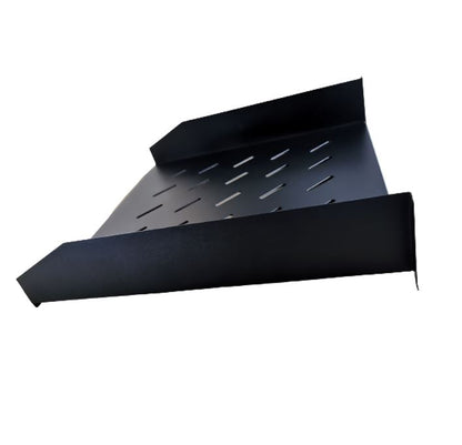 LDR Cantilever 2U Shelf, 452mm Depth, Ideal for 19' 1000mm Deep Cabinets - Black