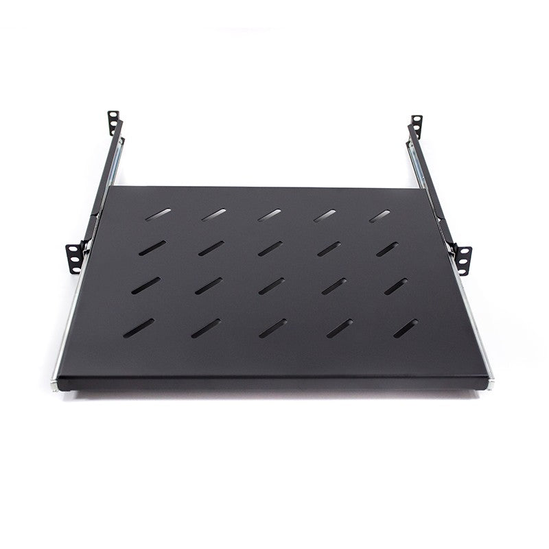 LDR Sliding 1U Shelf Recommended for 450mm to 600mm Deep Server Racks, Supports