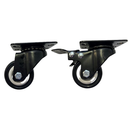 LDR 2' PP Rack Caster Wheels 2x With Brakes & 2x Without Brakes - Pack of 4 Whee