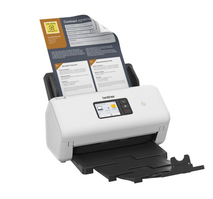 Brother ADS-3350W  ADVANCED DOCUMENT SCANNER (40PPM) network scanner, w/ 7.1cm touchscreen LCD & WiFi (2.4G)