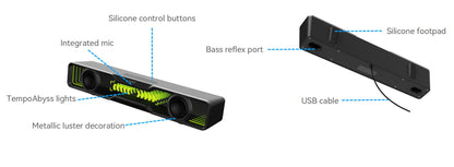 Edifier QS30 Black GTM Deck Version 03 Computer / Tabletop Bluetooth Speaker 2.5