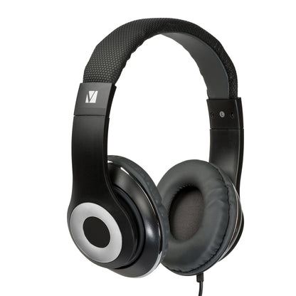 Verbatim Stereo Headphone Classic - Black, Headphones Over-Ear Design, 1.2 Meter