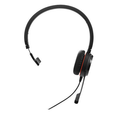 Jabra Evolve 30 II, USB C/A Mono MS Headset, Great 0s and music, Plug-and-play connectivity, Manage 0s easily, Flexible connectivity via 3.5 mm