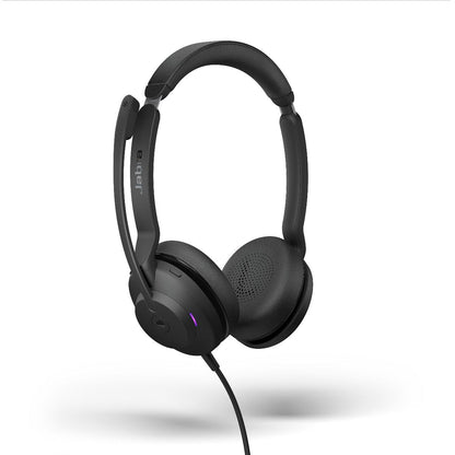 Jabra Evolve2 30 SE Wired USB-C/A MS Teams Stereo Dual Headset, Lightweight & Durable, Noise Isolating Ear Cushions, Plug-and-play, 2-Mic, 2Yr Warrant