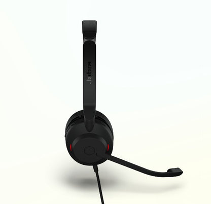 Jabra Evolve2 30 SE Wired USB-C/A UC Stereo Dual Headset, Lightweight & Durable, Noise Isolating Ear Cushions, Plug-and-play, 2-Mic, 2Yr Warranty