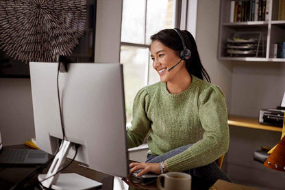 Jabra Engage 55 SE, Stereo, Link400a, MS DECT Headset, 150m Wireless Range, Noise Cancelling, Flexible, Portable, Durable, Lightweight, Busylight