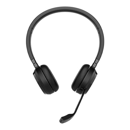 Jabra Evolve 65 TE Link390a Teams Stereo Stand Bluetooth Headset, 16-hour battery life, 30-metre wireless range, Passive Noise Cancellation BusyLight