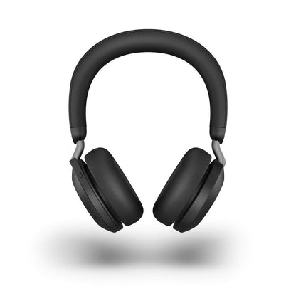 Jabra Evolve2 75 - USB-A Link380a UC Stereo Black, Advanced ANC, 30m Wireless Range, Dual Bluetooth Connectivity, 36 Hours Battery Life, Busylight