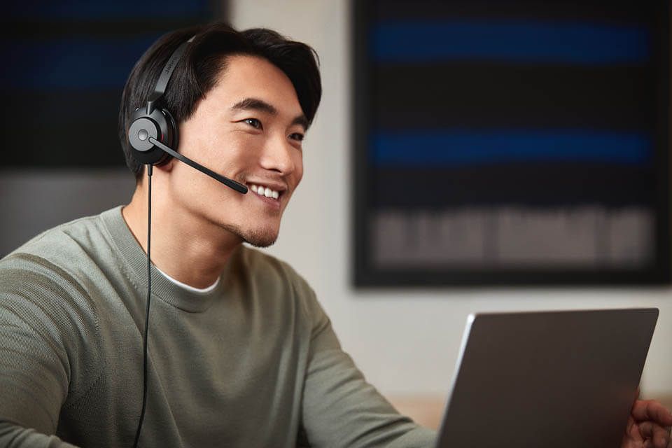 Jabra Evolve2 30 SE Wired USB-C MS Mono Headset, Lightweight & Durable, Noise Isolating Ear Cushions, 2-Mic Technology, 2Yr Warranty, Plug-and-play