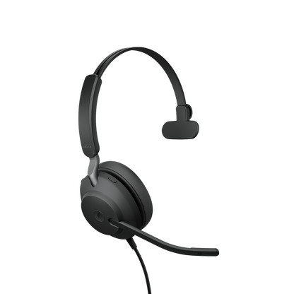 Jabra Evolve2 40 SE Wired USB-C MS Mono Headset, 360Â° BusyLight, Noise Isolationg Ear Cushions, 2Yr Warranty, Plug-and-play