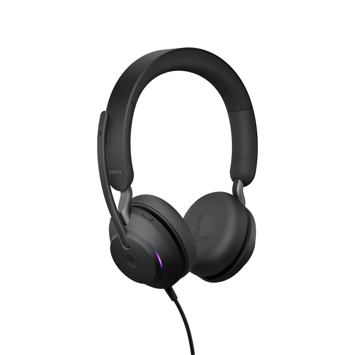 Jabra Evolve2 40 SE Wired USB-A MS Stereo Headset, 360Â° BusyLight, Noise Isolationg Ear Cushions, 2Yr Warranty, Plug-and-play, 3-Microphone Technology