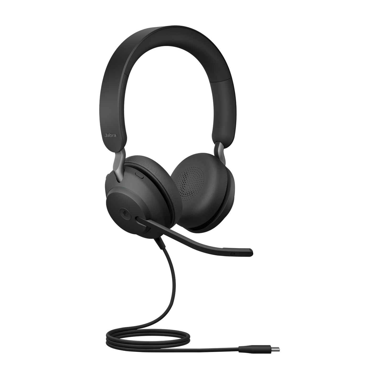 Jabra Evolve2 40 SE Wired USB-C MS Stereo Headset, 360Â° BusyLight, Noise Isolationg Ear Cushions, 2Yr Warranty, Plug-and-play, 3-Microphone Technology