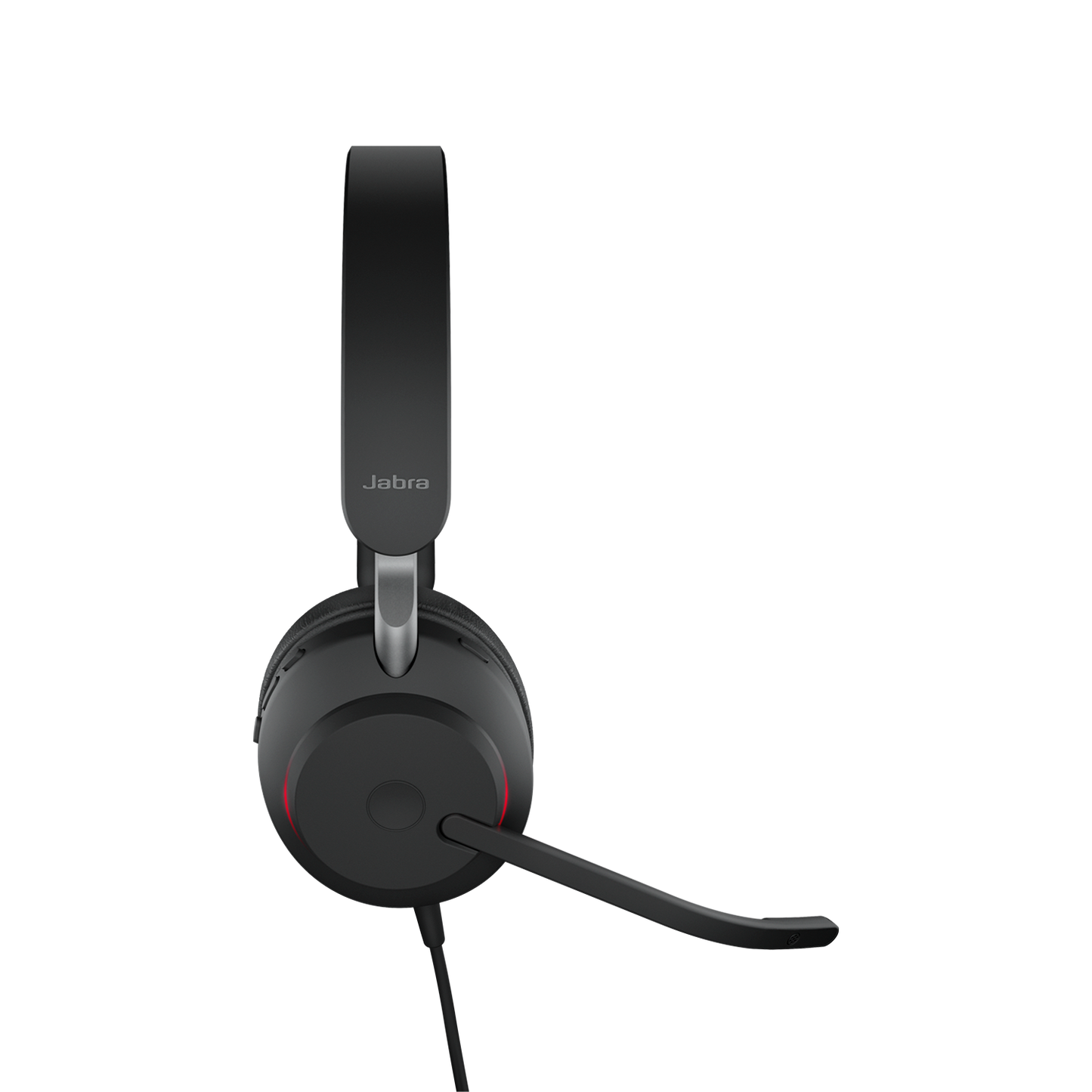 Jabra Evolve2 40 SE Wired USB-C UC Stereo Headset, 360Â° BusyLight, Noise Isolationg Ear Cushions, 2Yr Warranty, Plug-and-play, 3-Microphone Technology