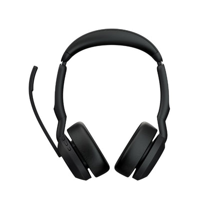Jabra Evolve2 55 USB A Stereo Teams Active Noise Cancellation, Link 380 BluetoothÂ® Adapter ,30m Wireless Range, 18 Hours Battery Life