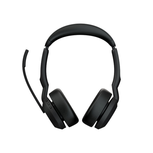 Jabra  Evolve2 55, USB C, MS Teams, Stereo, Stand, Active Noise Cancellation, Link 380 BluetoothÂ® Adapter ,30m Wireless Range, 18 Hours Battery Life