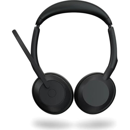 Jabra  Evolve2 55, USB C, Stereo, UC, Active Noise Cancellation (ANC), Link 380 BluetoothÂ® Adapter ,30m Wireless Range, 18 Hours Battery Life