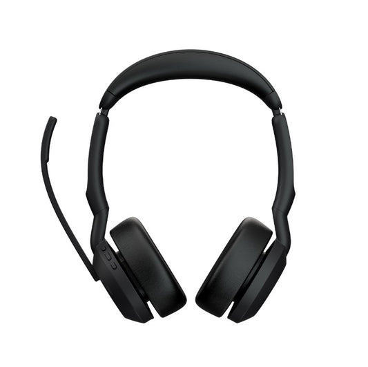 Jabra  Evolve2 55 Link380a UC Stereo Stand USB-A, Link 380 BluetoothÂ® Adapter ,30m Wireless Range, 18 Hours Battery Life, ANC