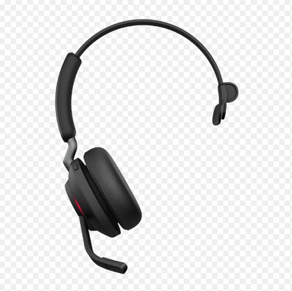 Jabra Evolve2 65 MS Mono Black Bluetooth Headset, Link 380 USB-A Passive Noise-cancelling, 2ys Warranty, 3-Microphone 0 Technology, Up to 37 Hours