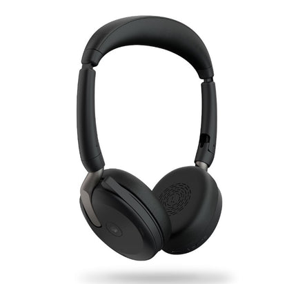 Jabra Evolve2 65 Flex MS Stereo Bluetooth Headset, Link380a USB-A Dongle, Foldable Design, 2Yr Warranty, 20 hours battery life, ANC 30m Wireless Range