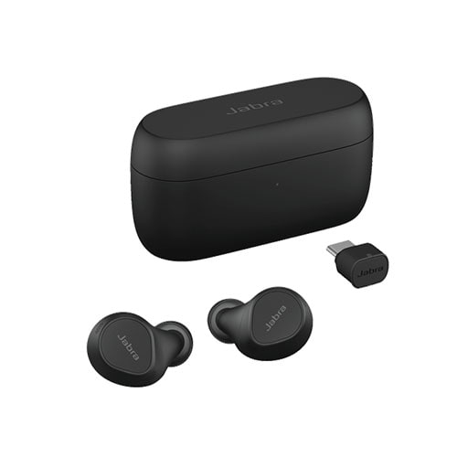 Jabra, Evolve2, Buds, MS Teams, USB-C, Professional, Pocketable 0s.True Wireless Earbudsengineered for Hybrid Working, 8 Hours Battery, 33with Case