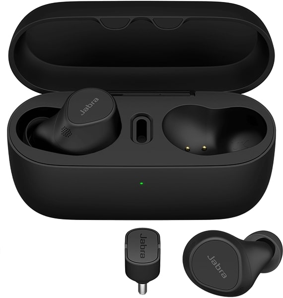 Jabra, Evolve2, Buds, UC, USB-C, Professional, Pocketable 0s.True Wireless Earbudsengineered for Hybrid Working, 8 Hours Battery, 33with Case, ANC
