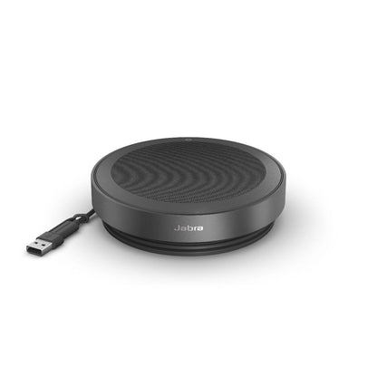 Jabra Speak2 75 w. Link 380c MS USB-A Link Dongle-USB-A and USB-C Integrated Cable USB & Bluetooth Speakerphone, 32 Hours of Wireless Use