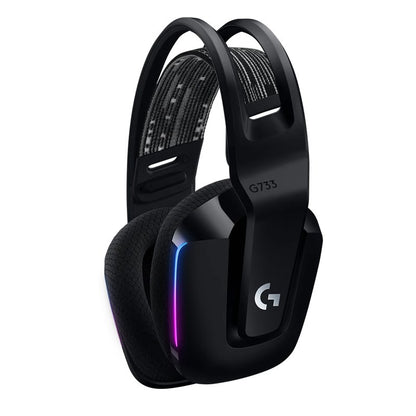 Logitech G733 Lightspeed Wireless RGB Gaming Headset Black USB Headphones Freque