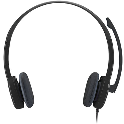 Logitech H151 Stereo Headset — Lightweight, Adjustable, with Noise-Reducing Microphone