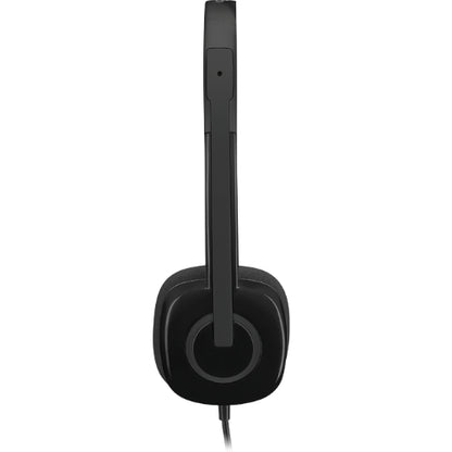 Logitech H151 Stereo Headset — Lightweight, Adjustable, with Noise-Reducing Microphone