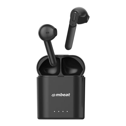 mbeat® E1 True Wireless Earbuds/Earphones - Up to 4hr Play time, 14hr Charge Ca