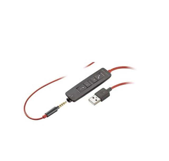 Plantronics/Poly Blackwire 3225 Headset, USB-A, Stereo, 3.5mm duo corded, Noise canceling, Dynamic EQ, SoundGuard, Intuitive 0 control, **PROMO**