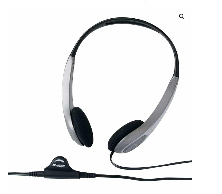Verbatim Multimedia Headset with Volume Control — Ideal for Office, Education & Home Use