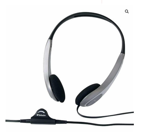Verbatim Multimedia Headset with Volume Control — Ideal for Office, Education & Home Use