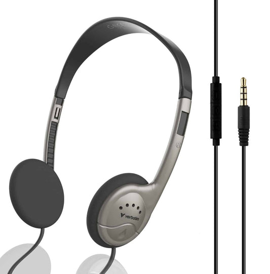 Verbatim Verbatim Multimedia Headset Inline Mic Headset