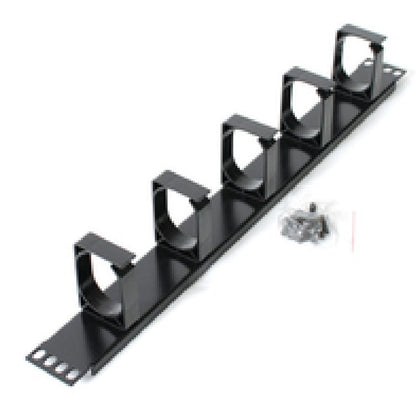 Astrotek 1U Rack Mount Cable Management Panel — Plastic