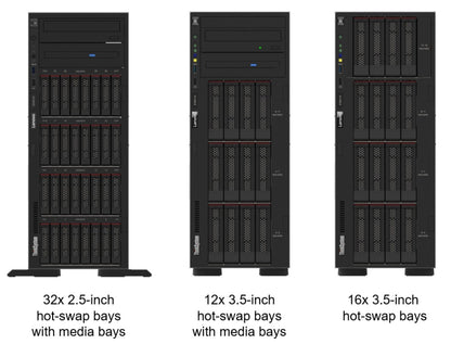 LENOVO ThinkSystem ST650 V3, 1xIntel Xeon Gold 5416S 16C 2GHz 150W, SFF, 1x32GB