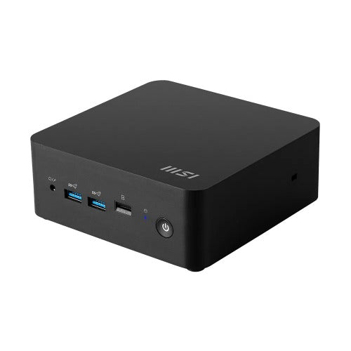 MSI Cubi NUC 1M-015BAU miniPC barebone, Black Intel Core 7-150U DDR5 2*M.2 2*HDMI 2*TBT 2*LAN Wifi6 Card Reader Switch Cable 3Y