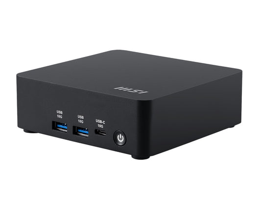 MSI Cubi NUC AI 1UMG-012BAU Mini PC Black Barebone Core Ultra 7 155H, 2x Thunderbolt 4 2x HDMI 2x IntelÂ® I226V (2.5G) Wi-Fi 6E AX211 3Y