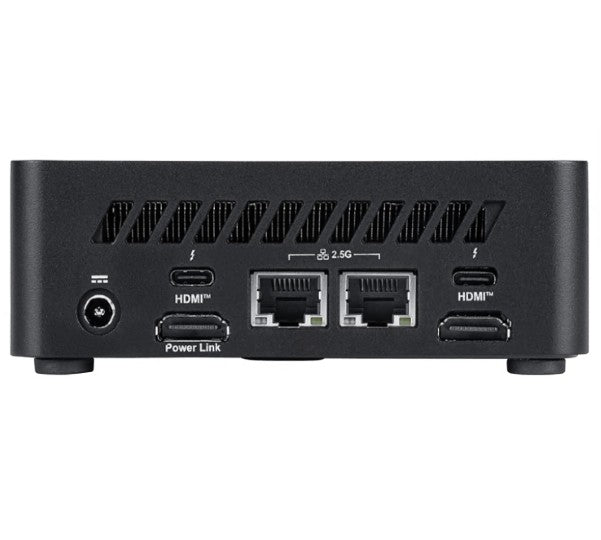 MSI Cubi NUC AI 1UMG-012BAU Mini PC Black Barebone Core Ultra 7 155H, 2x Thunderbolt 4 2x HDMI 2x IntelÂ® I226V (2.5G) Wi-Fi 6E AX211 3Y