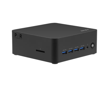 MSI Cubi Z AI 8M with Hawk Point R9, Ryzen 9 8945HS/Up to DDR5/dTPM/2*M.2/2*HDMI/2*USB C 4.0/4*Display/2*LAN/Wifi6E/Card Reader/Power Switch Cable/3Y