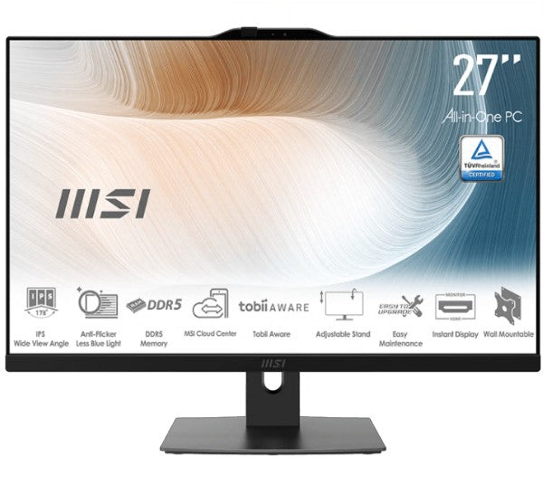 MSI Modern AM272P 1M-1219AU , Black, 27' Non-Touch, Core 5 120U/D5 64GB/1TB SSD/