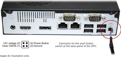 Shuttle Cable for external push button switch