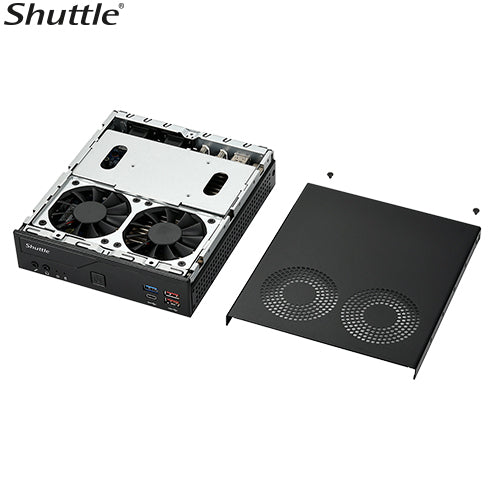 Shuttle DH770 Slim Mini PC, Intel Â® 14th/13th/12th Gen LGA1700 socket, 1L, H770, 2x DDR5, 2x 2.5G LAN, 2x COM, 4x USB 3.2 Gen 1, 4x USB 3.2 Gen 2, 2x