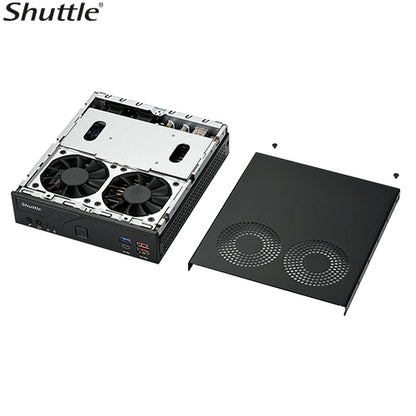 Shuttle DH770 Slim Mini PC, Intel Â® 14th/13th/12th Gen LGA1700 socket, 1L, H770, 2x DDR5, 2x 2.5G LAN, 2x COM, 4x USB 3.2 Gen 1, 4x USB 3.2 Gen 2, 2x