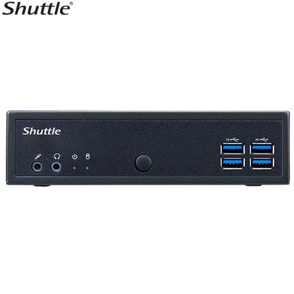 Shuttle DL30N Slim Mini PC 1L Barebone - Intel Processor N100, Fan-less, LAN, RS